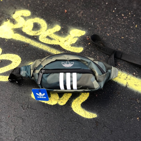 adidas camo fanny pack